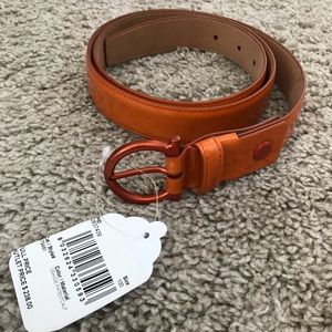 Brand New Burnt Orange Ferragamo Belt size 32-36
